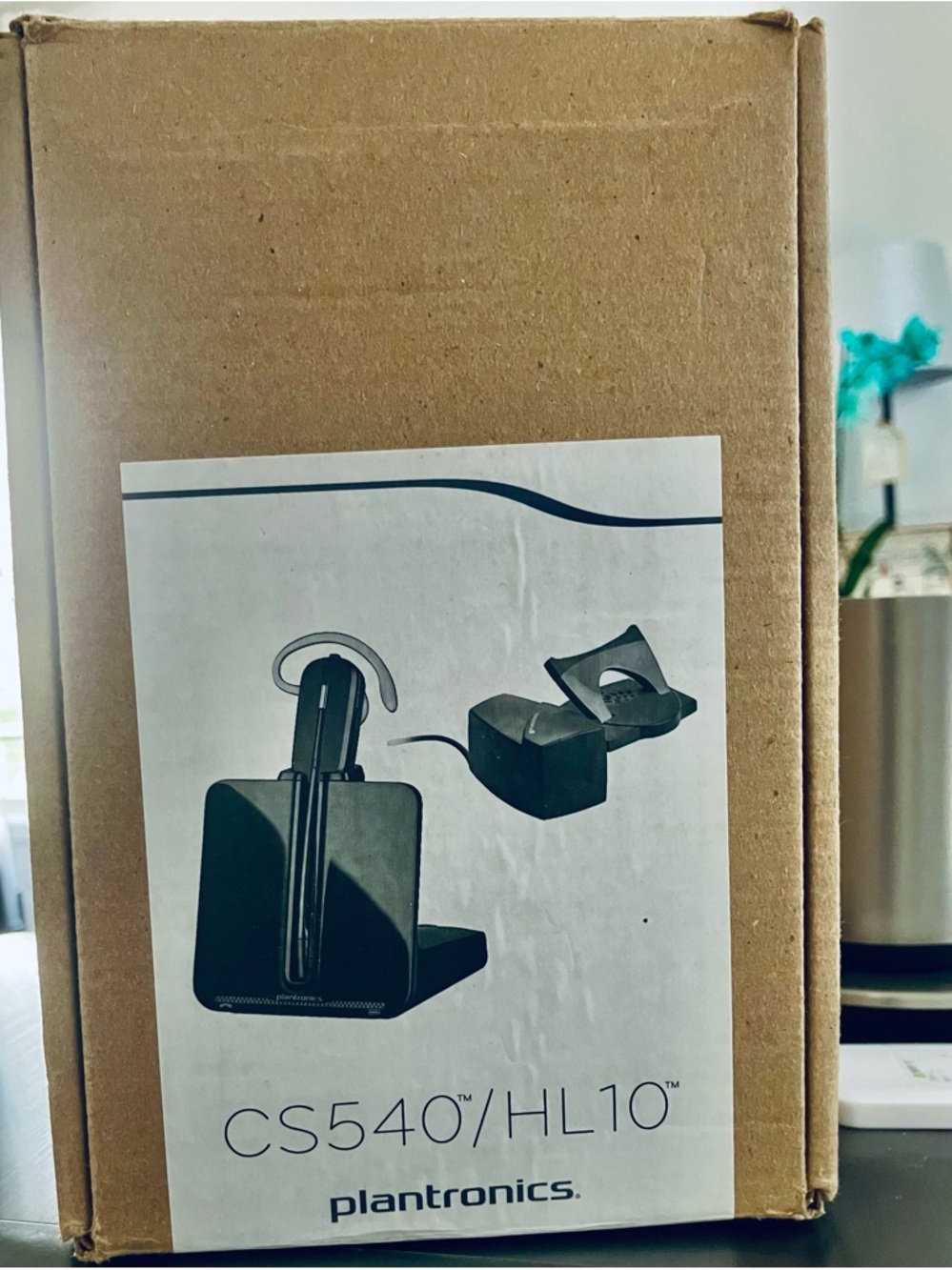 Plantronics CS540/HL10 Wireless Headset Base - Black Open Box